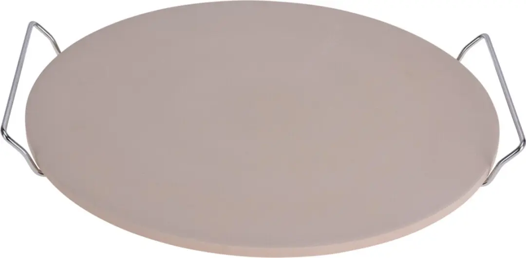 Excellent Houseware Pizzasteen 35cm - met Handvaten & Pizzaschaar