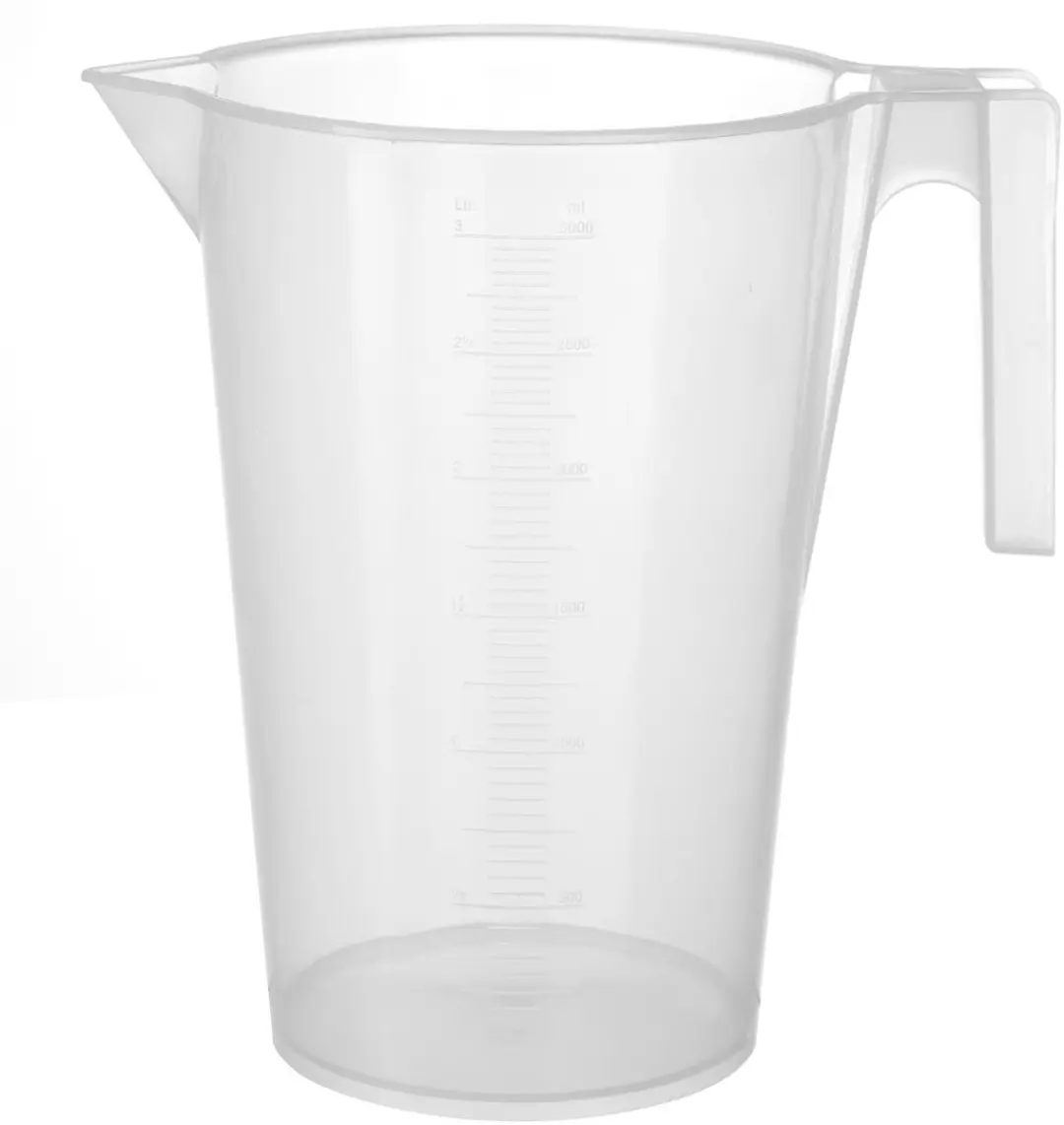 HENDI Stapelbare Maatbeker 3L - RVS - Ø181x233mm