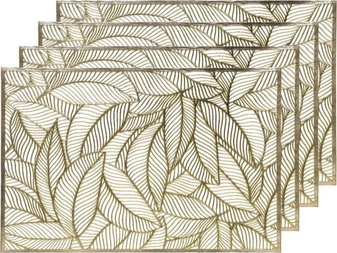 Decoris Tafel Placemats Goudkleurig