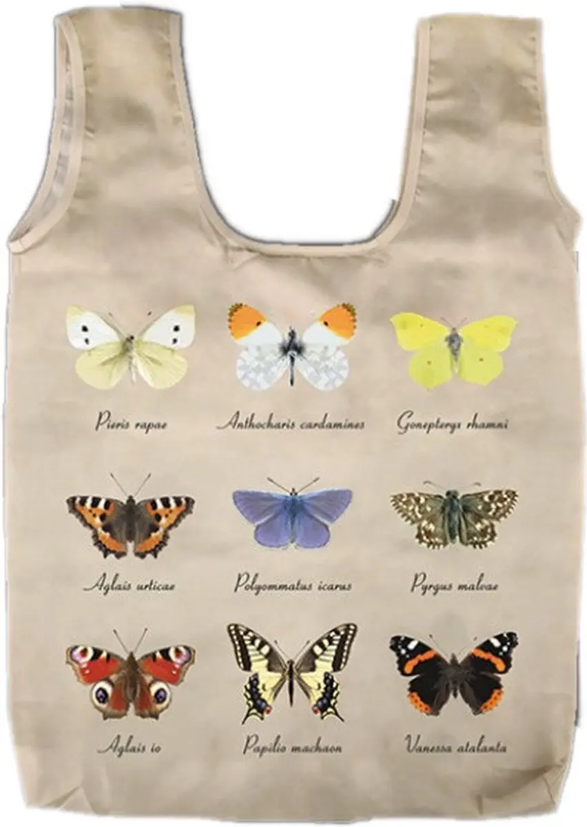 Esschert Design Opvouwbare tas vlinders