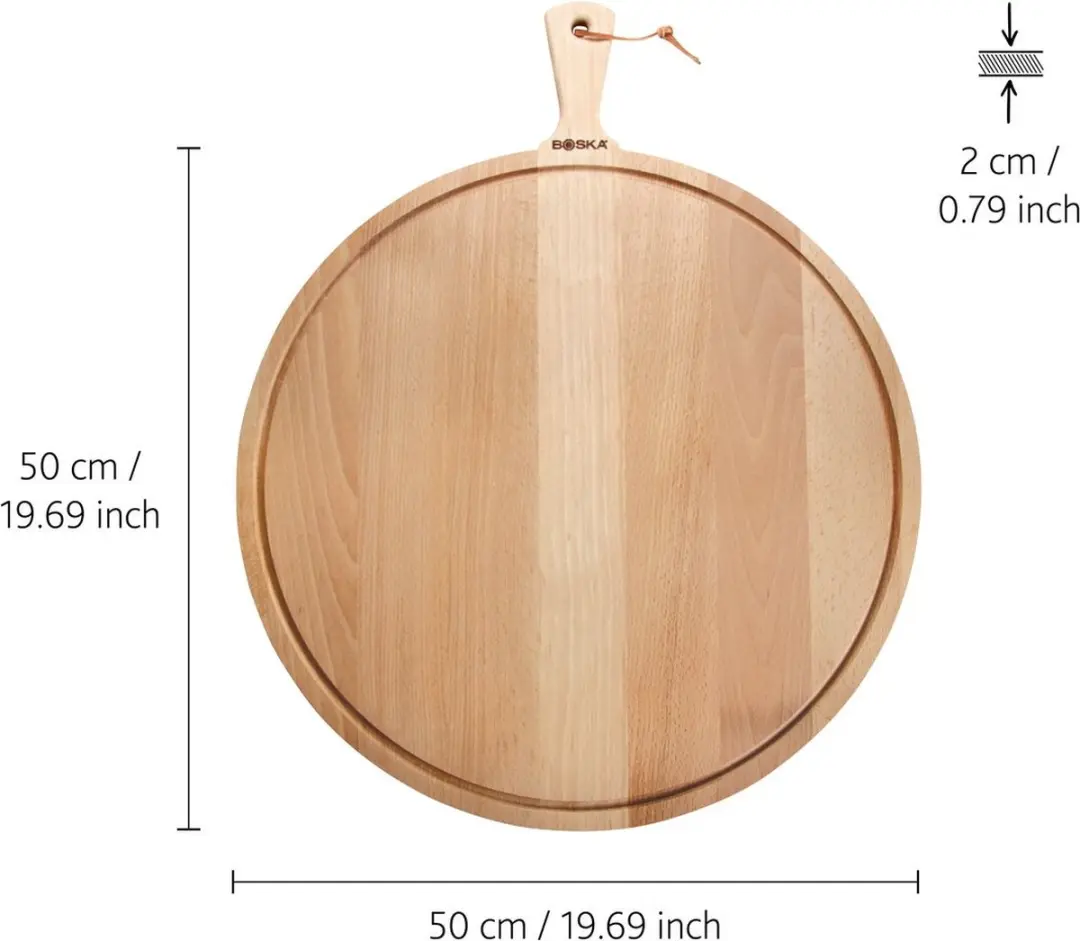 Boska Serveerplank Amigo XXL Rond - Ø50cm - Beukenhout