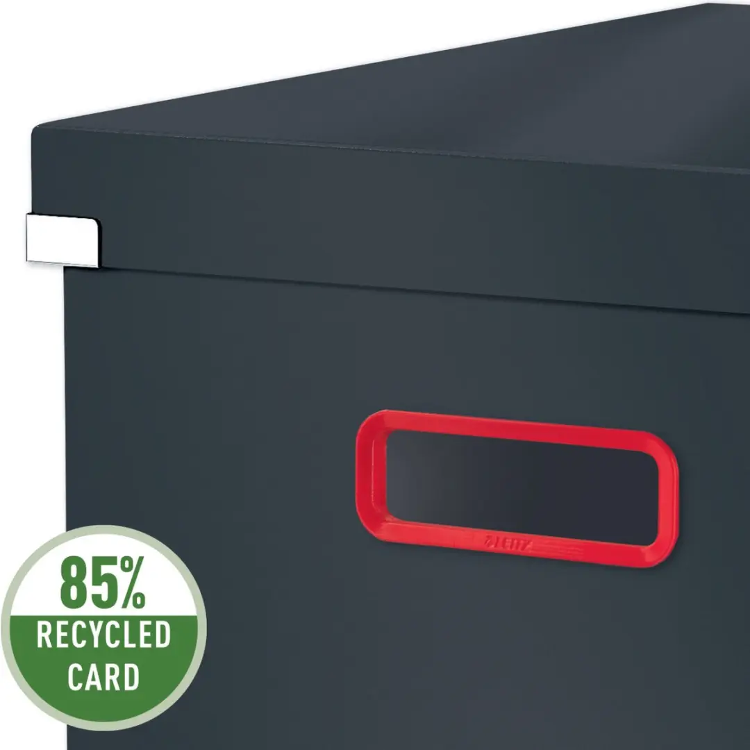 Leitz Cosy Click & Store A4 Opbergdoos 16L - Fluweel Grijs