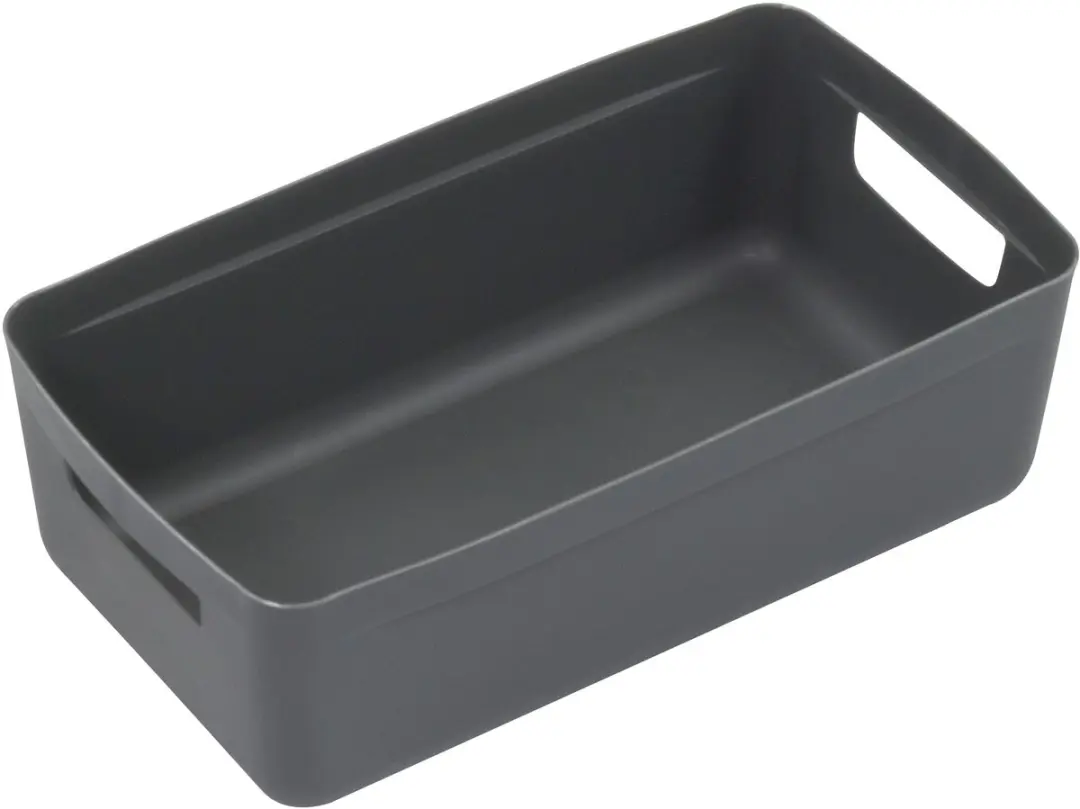 Kangaro Opbergboxen 5L - Antraciet - Set van 3