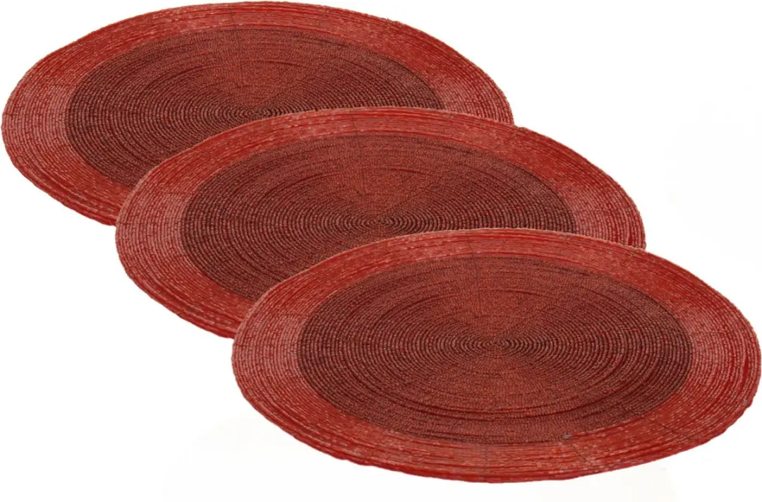 Excellent Houseware Rond Placemat 35cm - Rood