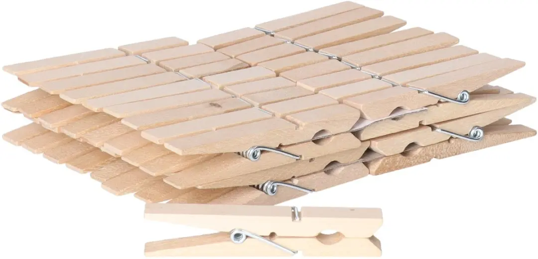 Sorbo Houten Wasknijpers - 180 Stuks - Multi