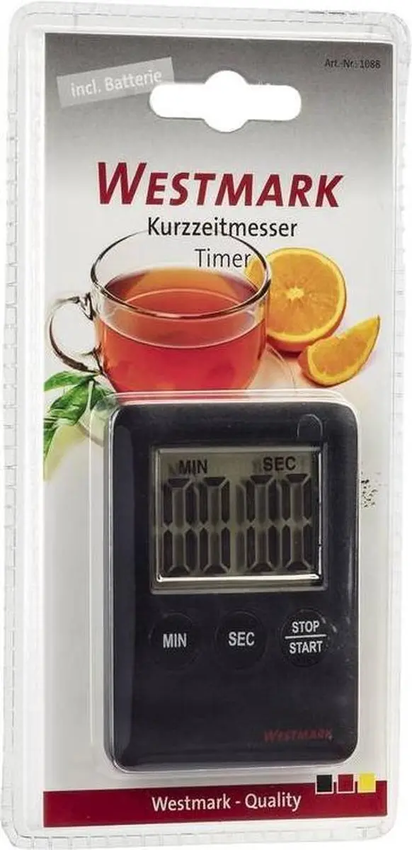 Westmark Digitale Kookwekker - Zwart - afbeelding 3 van 4
