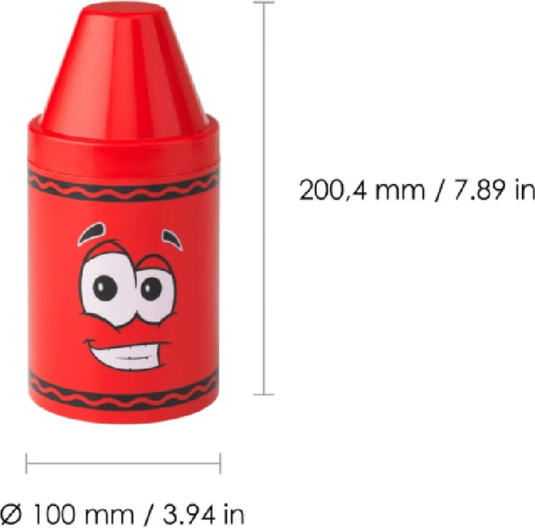 Crayola Opbergset Potlood/Kleurpotlood 2-delig - Blauw/Rood