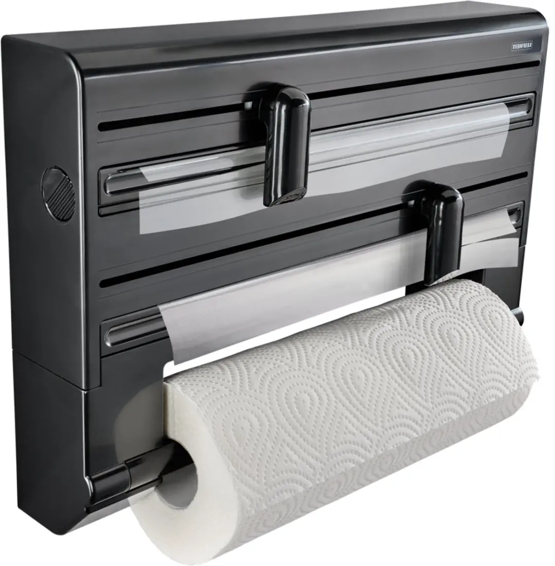 Leifheit Parat Black Rollenhouder - Zwart