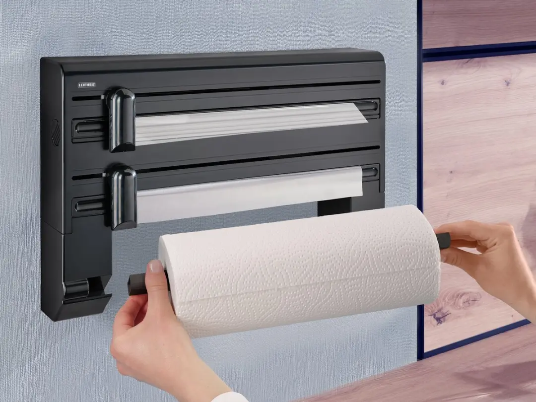 Leifheit Parat Black Rollenhouder - Zwart
