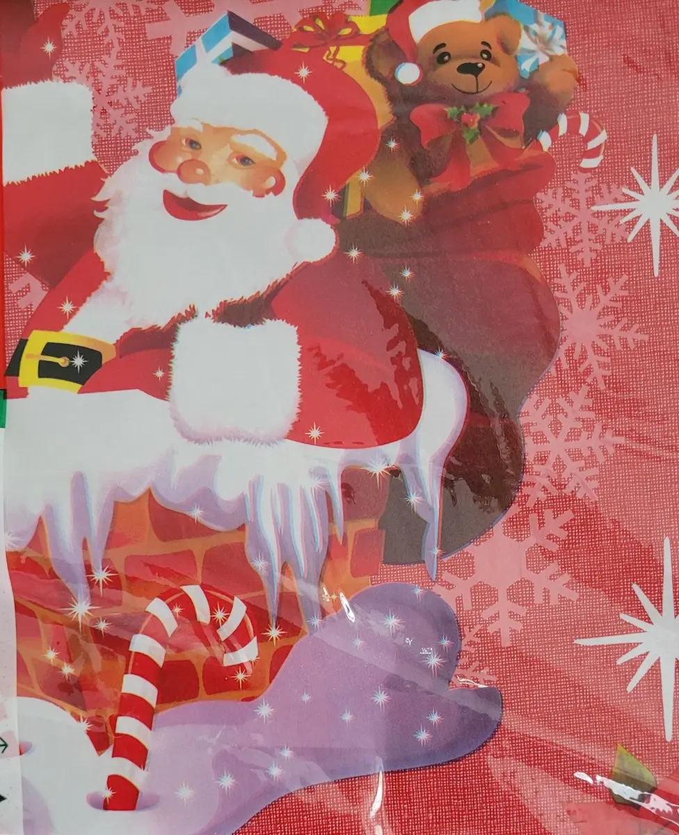 Villa Volance Kersttafelkleed Rood 140x200cm