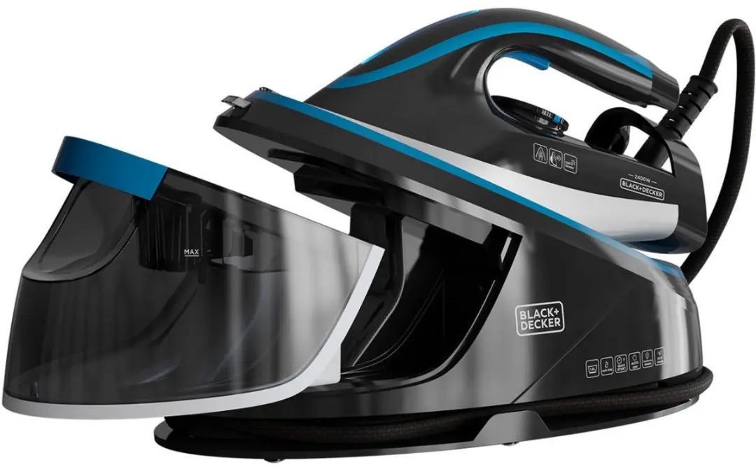 BLACK+DECKER BXSS2401E Stoomgenerator 3bar 120g/min - Zwart/Blauw