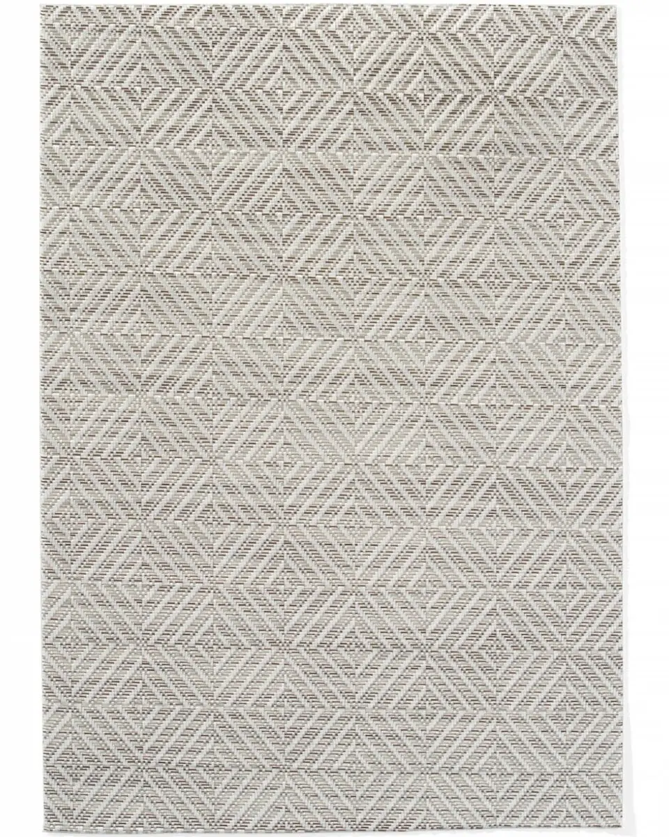 HENDI Placemats Geometrisch Zilver - 6 Stuks 450x300mm