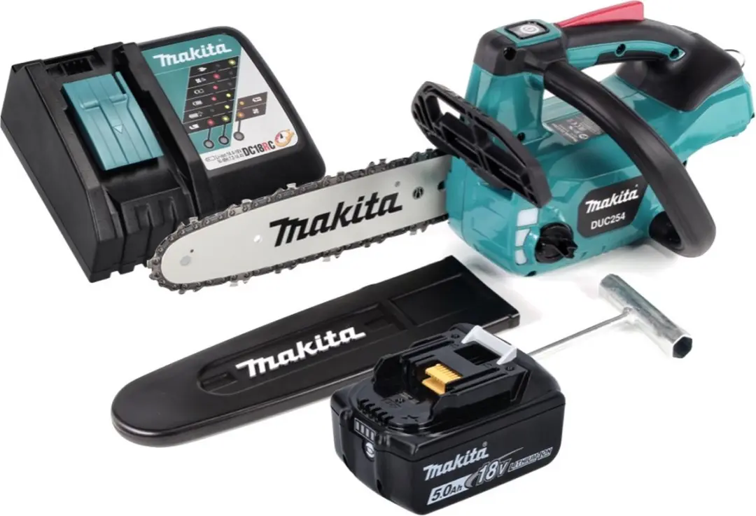 Makita DUC 254 RT1 Accu-kettingzaag 18V 25cm - 5.0Ah