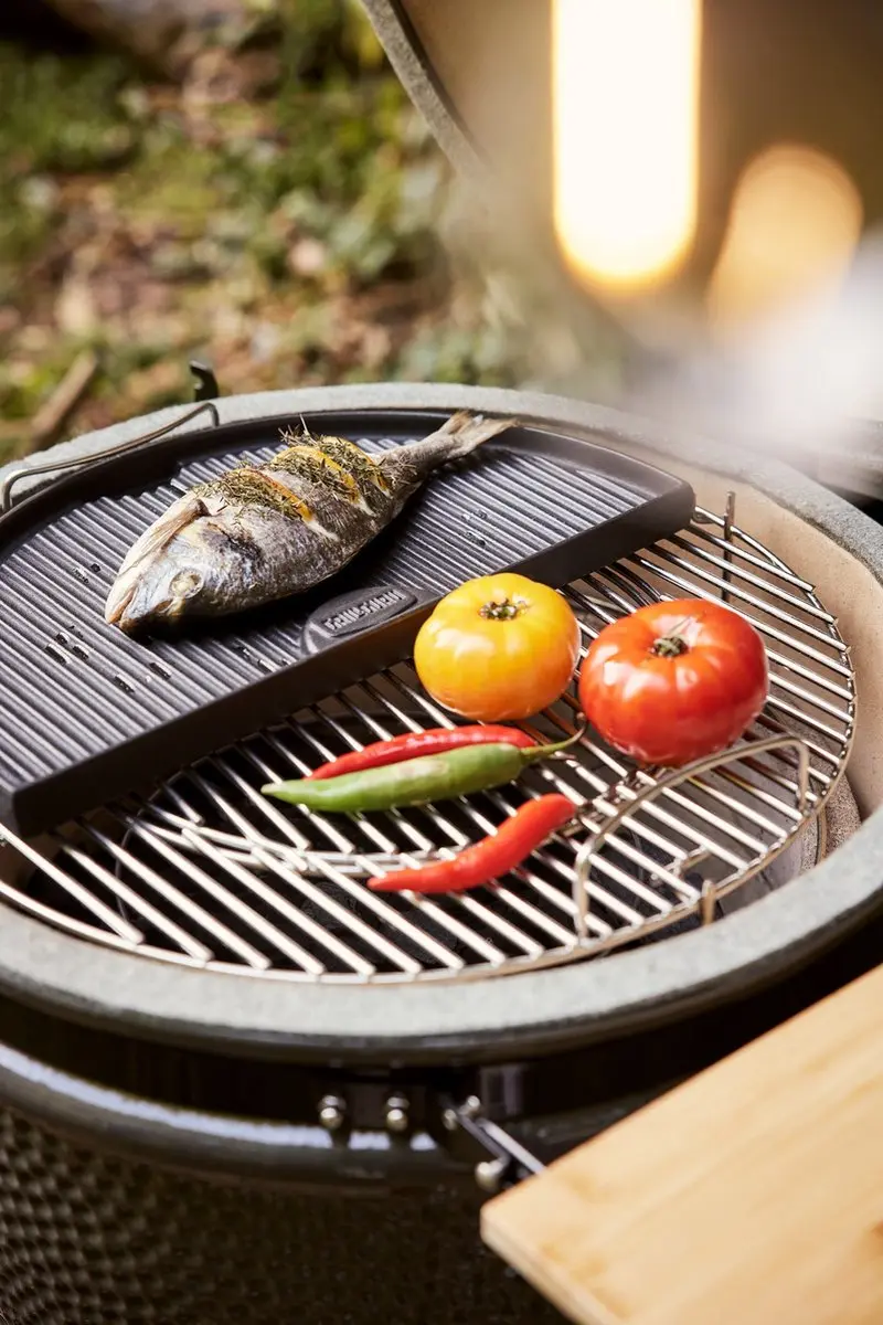 Grill Guru GG118 Half Moon Griddle 42cm - Zwart
