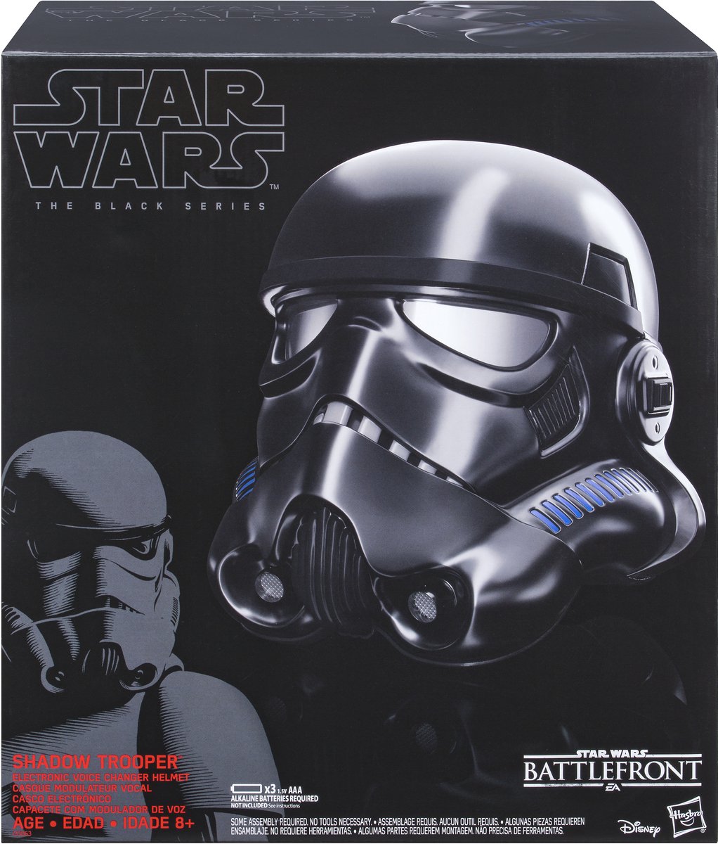 Hasbro Star Wars Shadow Trooper Black Series Helmet - Elektronische stemvervormer