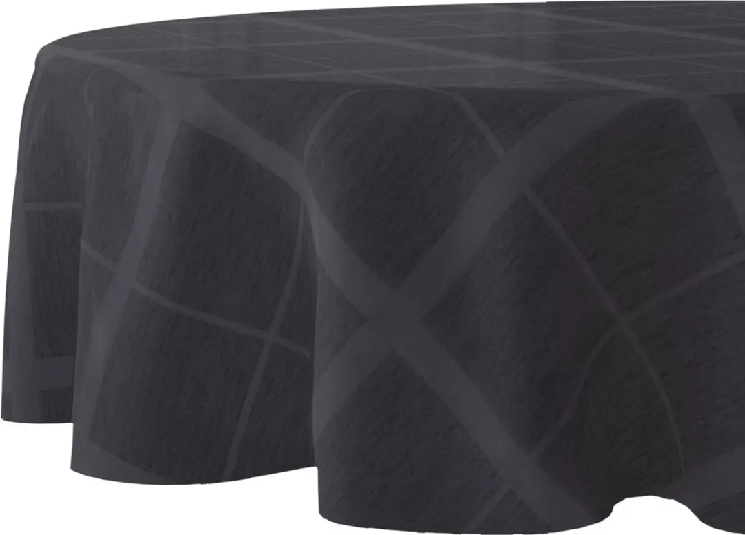 Wicotex Lys Tafellaken 140cm Rond - Zwart