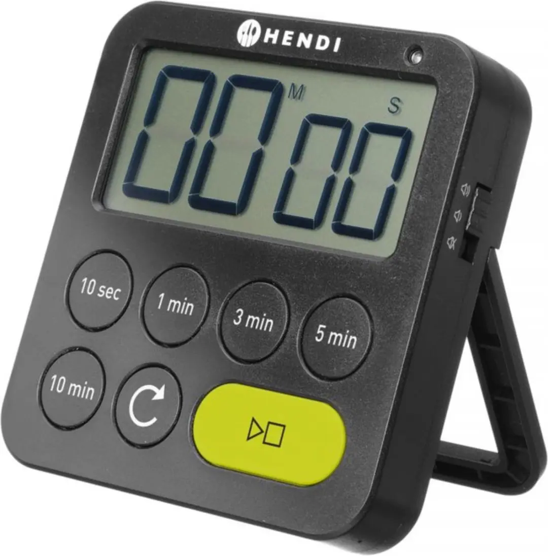 HENDI Multifunctionele Keukentimer 88mm - Zwart