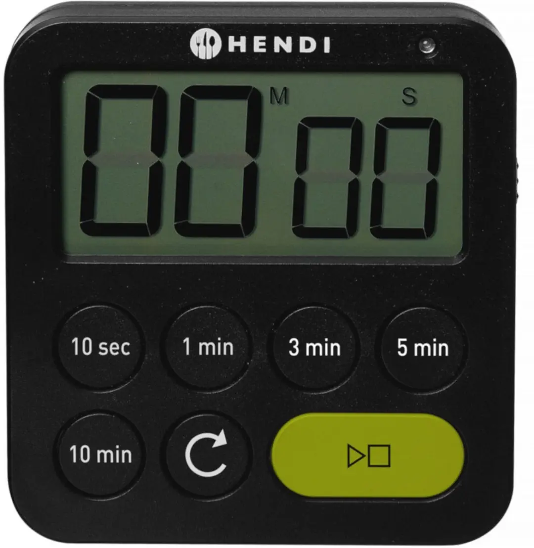 HENDI Multifunctionele Keukentimer 88mm - Zwart