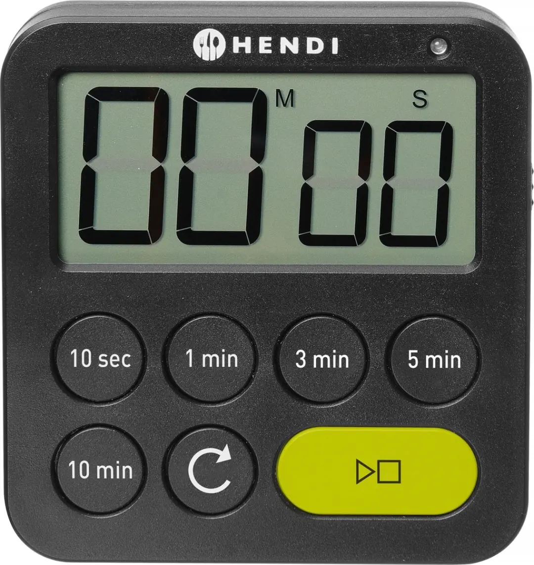 HENDI Multifunctionele Keukentimer 88mm - Zwart - afbeelding 6 van 6