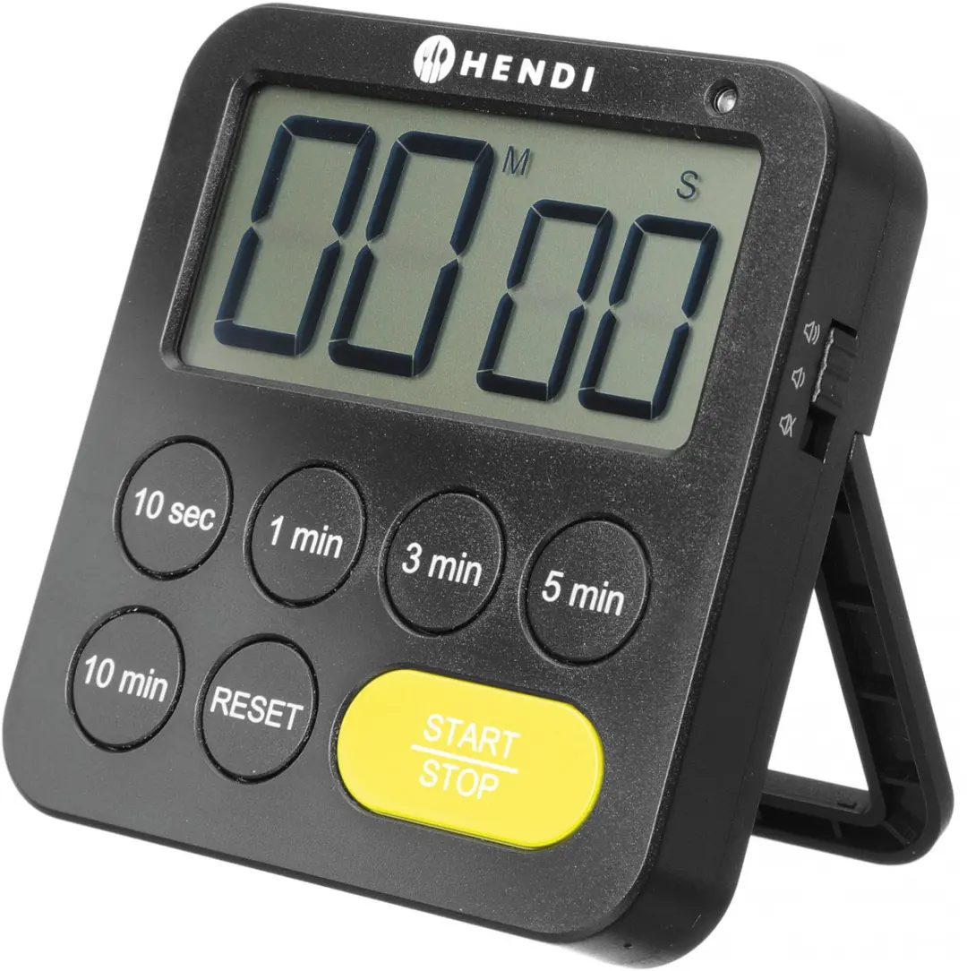 HENDI Multifunctionele Keukentimer 88mm - Zwart