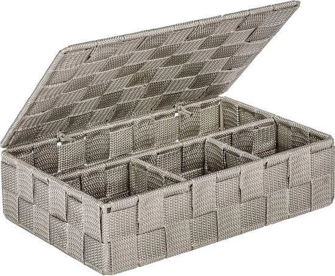 Wenko Adria Grijs Badkamerorganizer 3L - 4 Vakken