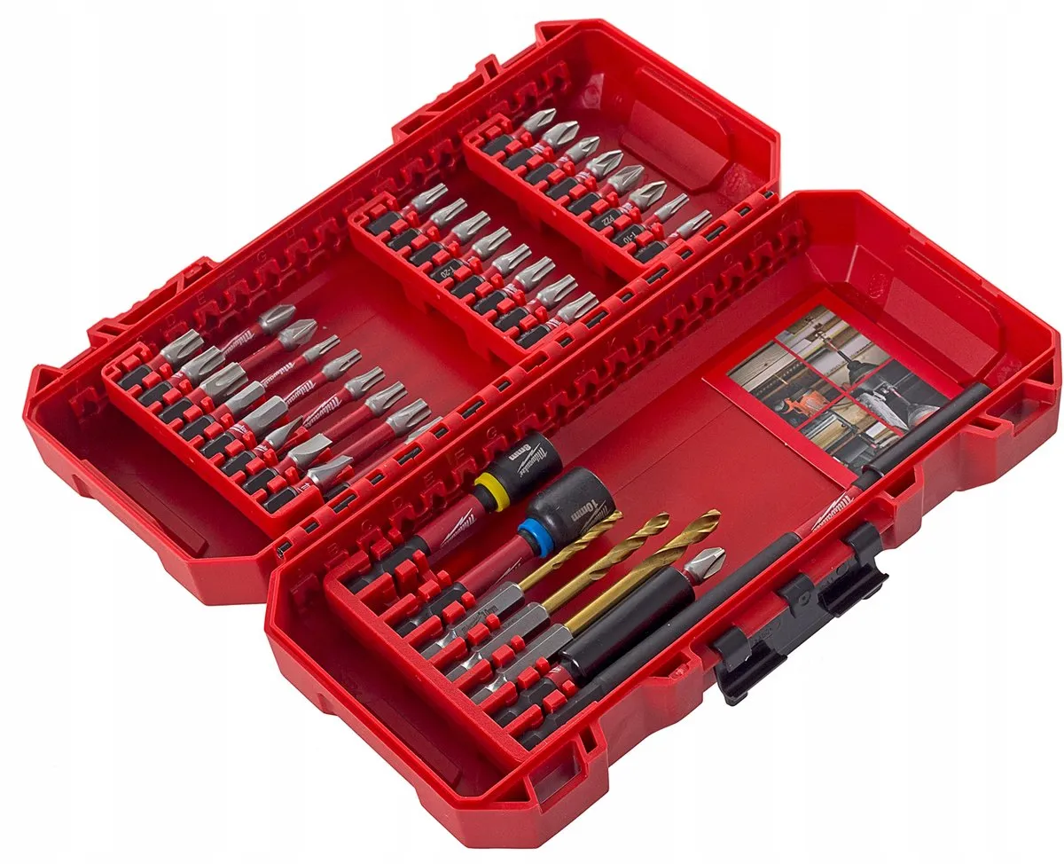 Milwaukee Shockwave Bitset 40-delig Metaal - Magnetische Houder
