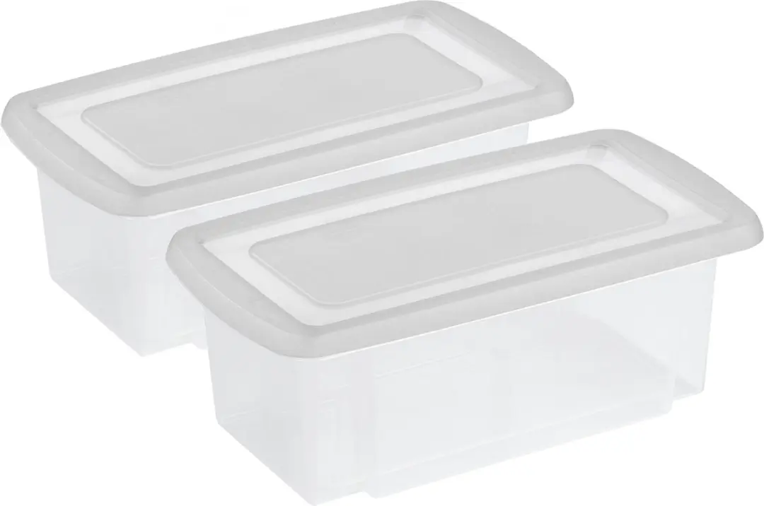 Sunware Opslagbox Nesta 7L - 2 Stuks - Transparant