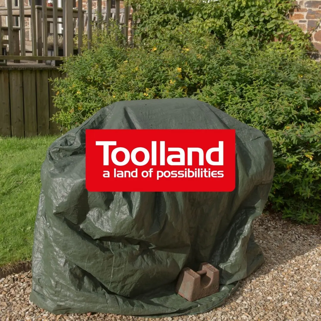 Perel Toolland Beschermhoes Barbecue - Donkergroen - PM2012