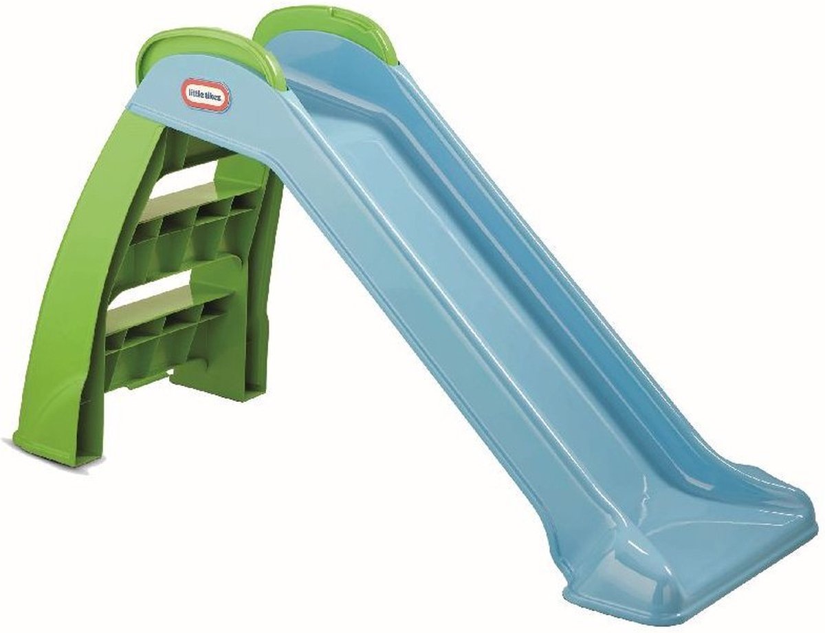 Little Tikes Junior Glijbaan 122x49x70 cm Blauw/Groen