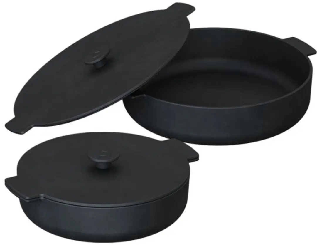 Ofyr Braadpannenset Ø21/26cm - 2 Stuks - Zwart