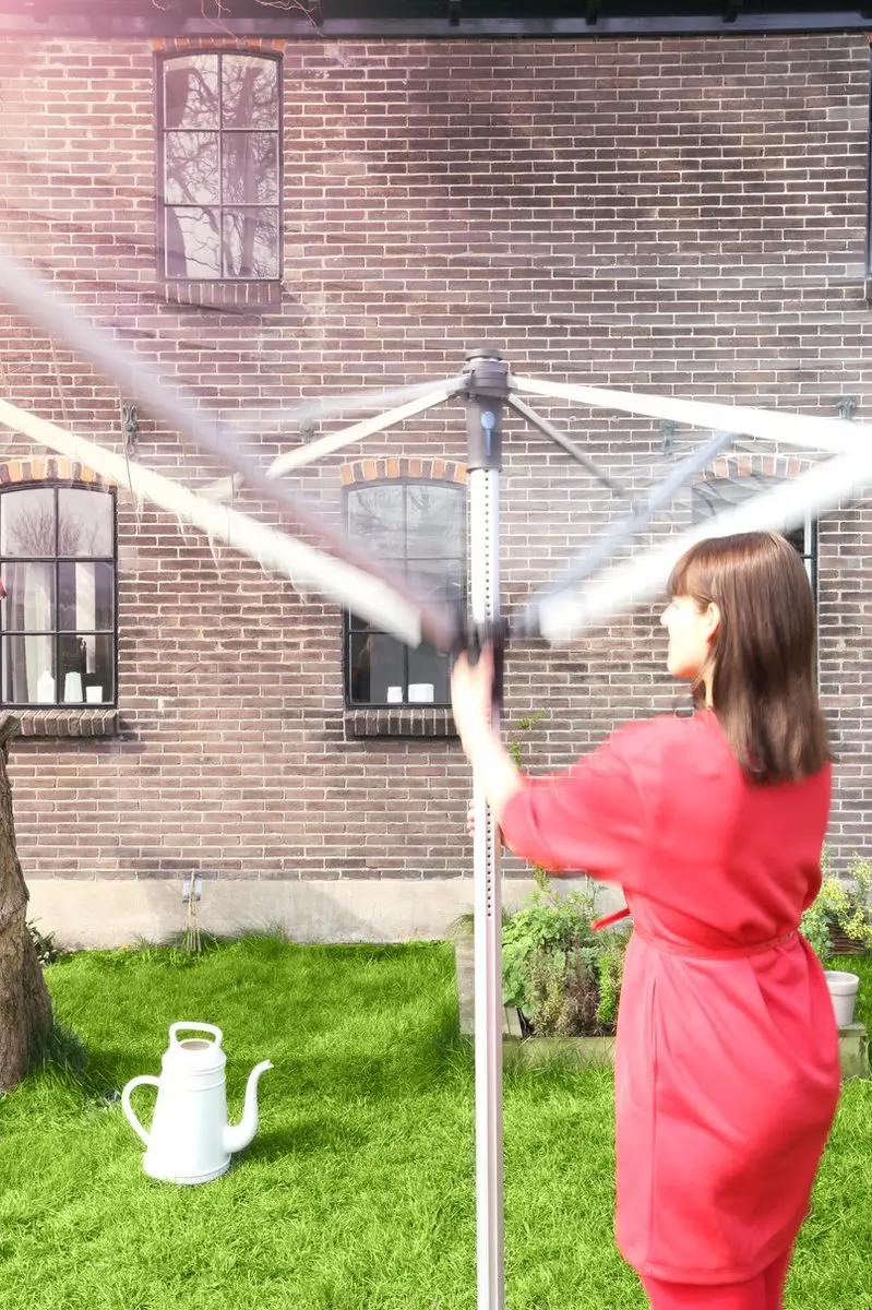 Brabantia Lift-O-Matic Advance Droogmolen 50m - Metallic Grey