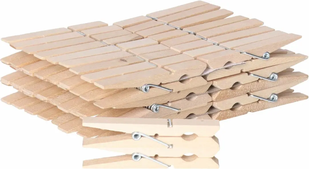 Sorbo Houten Wasknijpers 72 Stuks