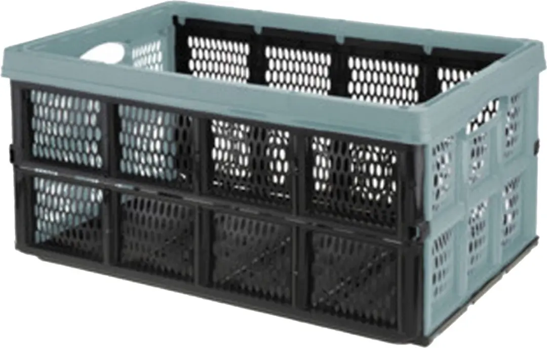 Excellent Houseware Vouwkrat 32L - Zwart/Groen