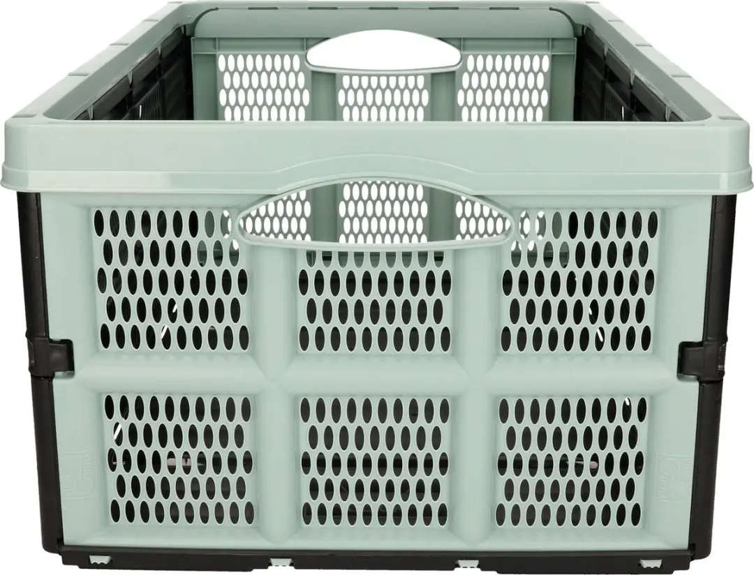 Excellent Houseware Vouwkrat 32L - Zwart/Groen