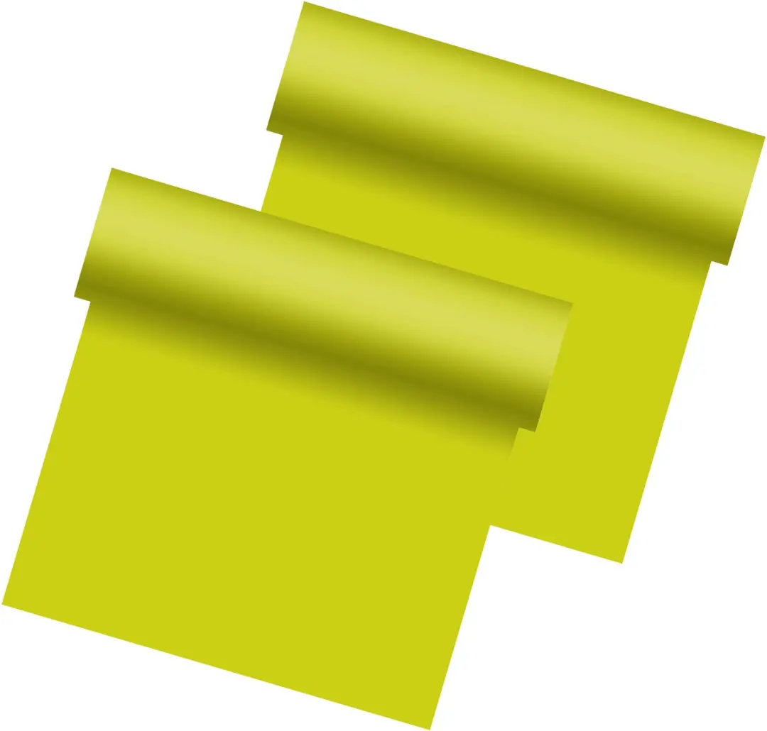 Duni Limegroene Tafellopers 2x - 480x40cm
