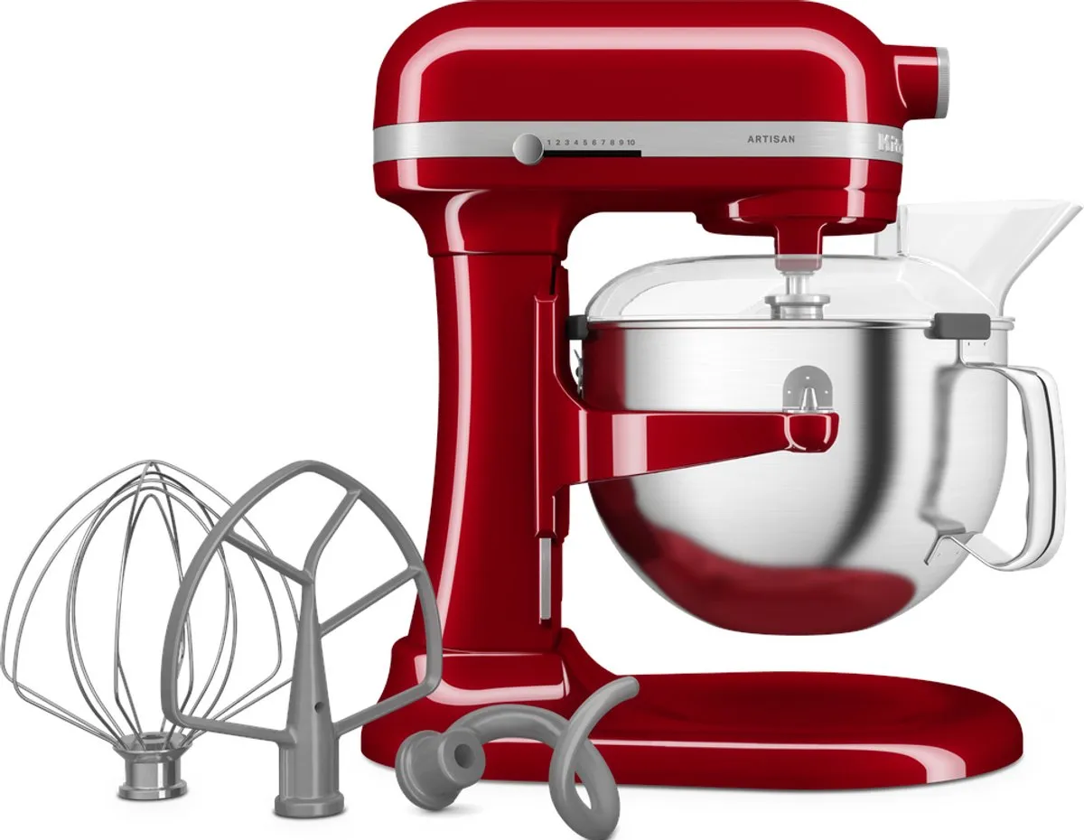 KitchenAid Artisan Keukenmachine 375W - 11 snelheden - 5,6L - Keizerrood - afbeelding 4 van 5