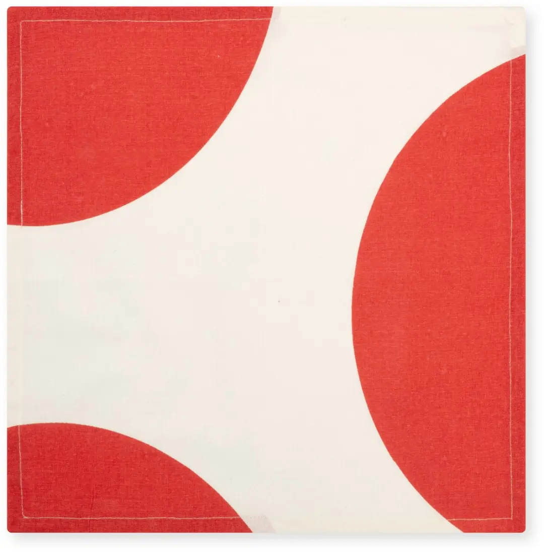 vtwonen Servetten Rood Katoen 40x40cm - Set van 4