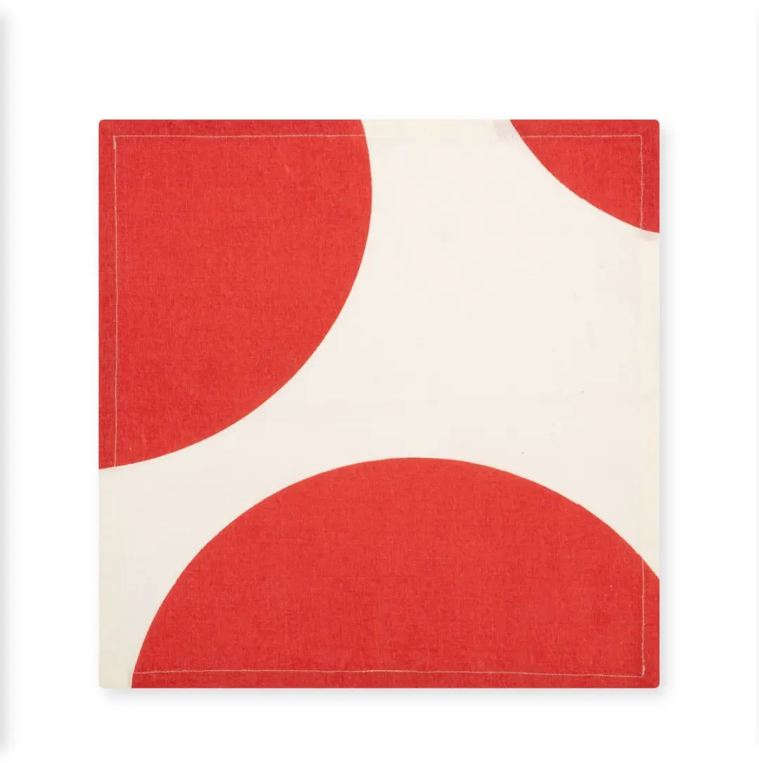 vtwonen Servetten Rood Katoen 40x40cm - Set van 4