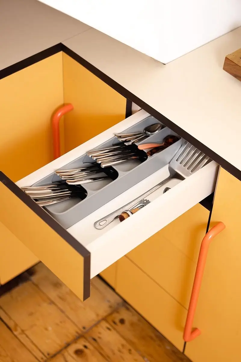 Joseph Joseph Duo In-drawer Bestekorganizer Grijs