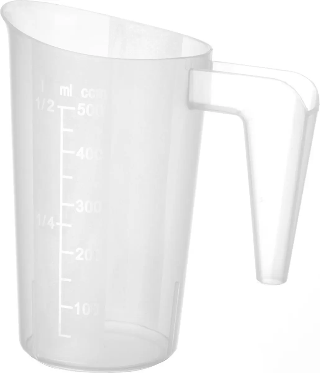 HENDI Stapelbare Maatbeker 0,5L - Transparant