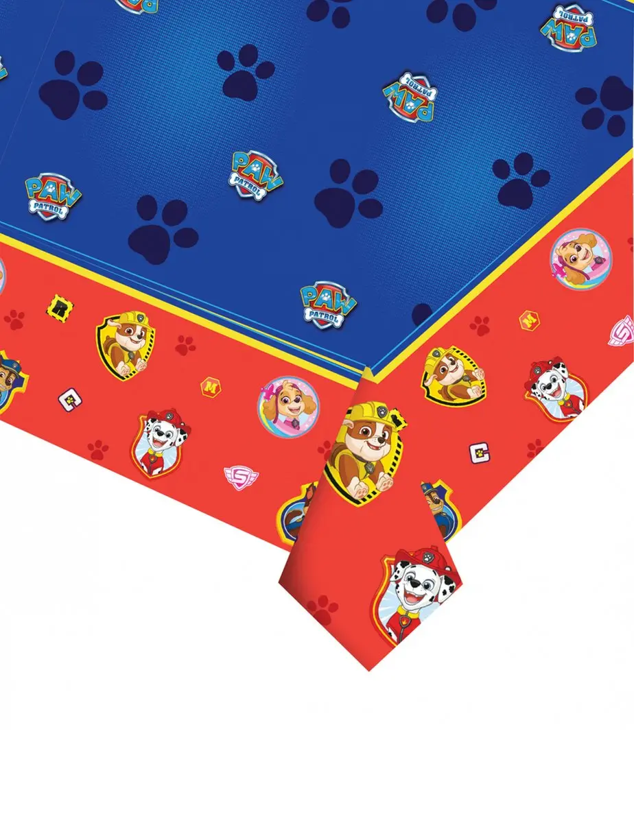 PAW Patrol Tafellaken 180x120cm - Blauw/Rood