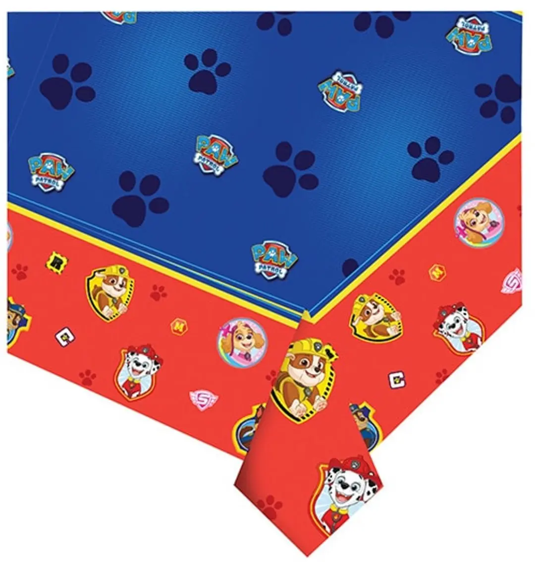 PAW Patrol Tafellaken 180x120cm - Blauw/Rood