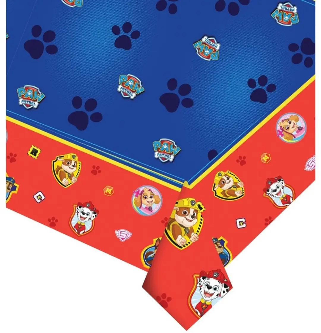 PAW Patrol Tafellaken 180x120cm - Blauw/Rood