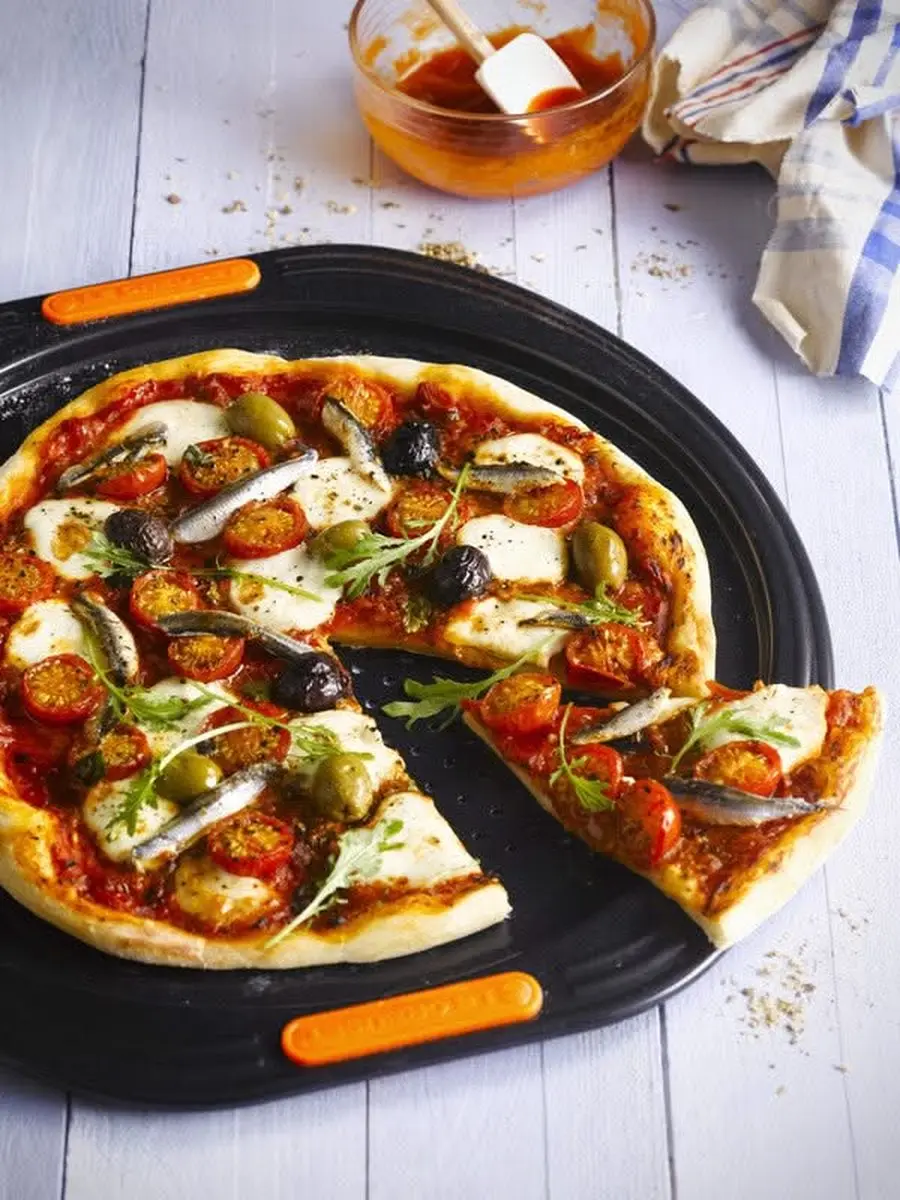 Le Creuset Pizzaplaat 33cm - Zwart