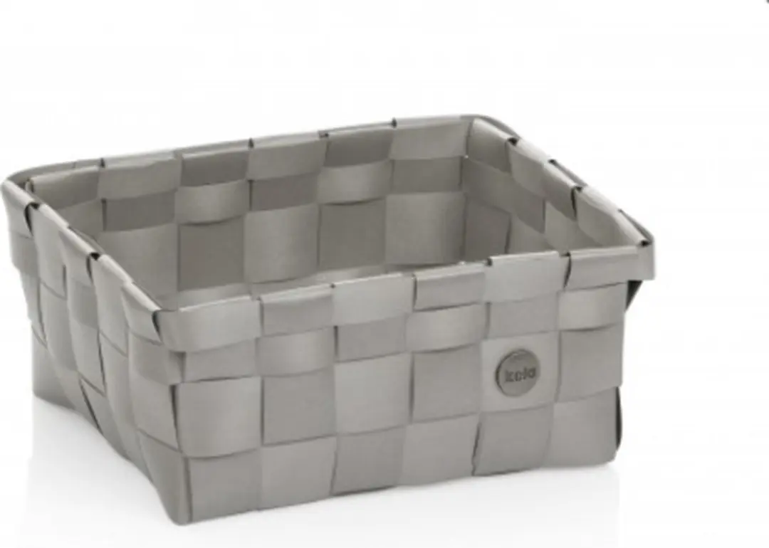 Kela Neo Mand 19x23cm - Polypropyleen - Zilvergrijs