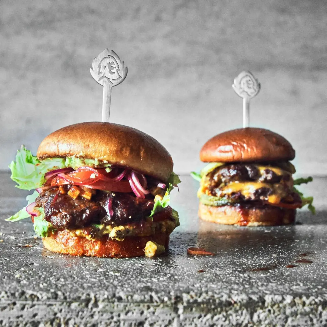 Burnhard Burgerspiezen 6-delig - Roestvrij staal - BBQ Set