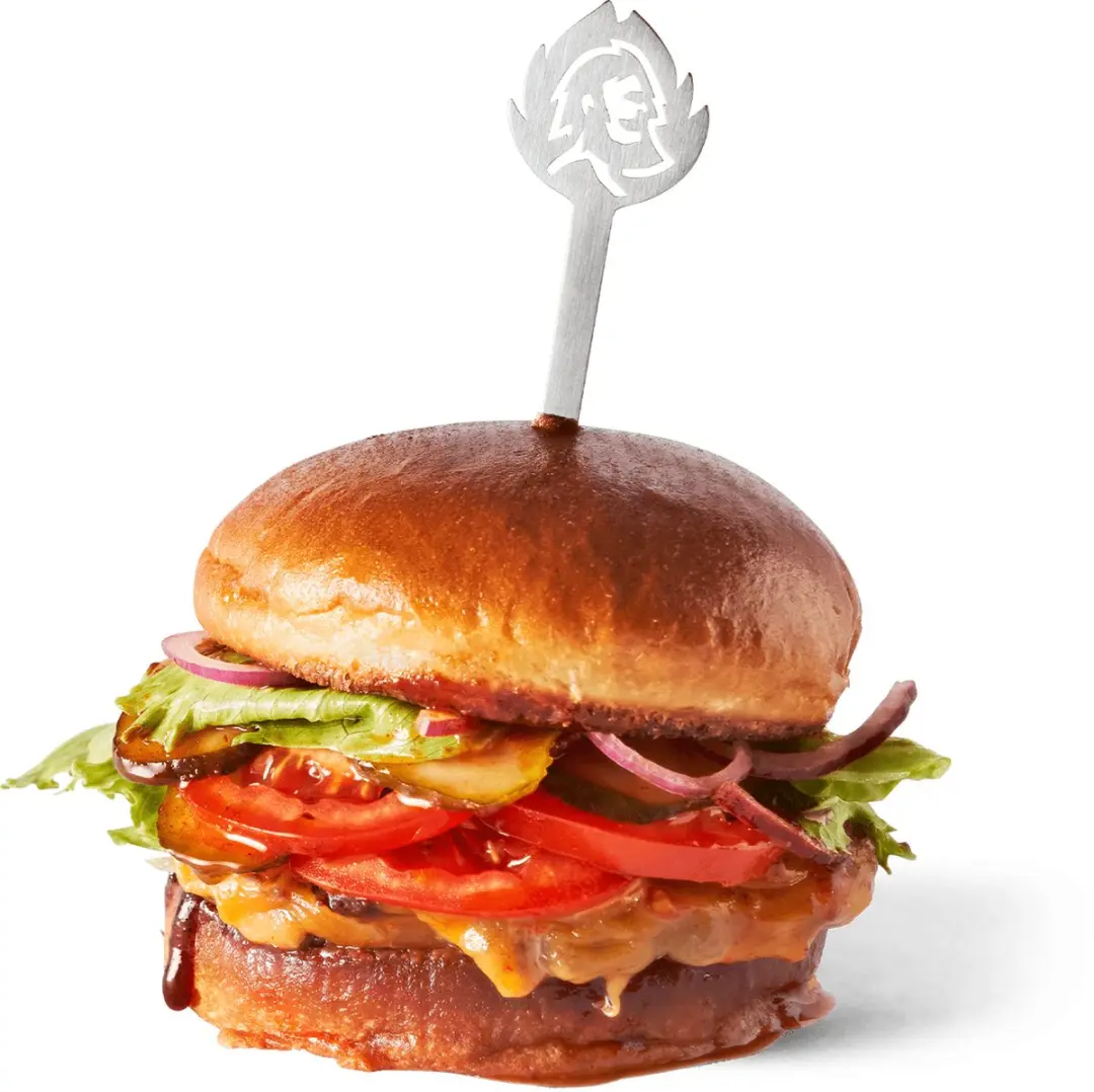 Burnhard Burgerspiezen 6-delig - Roestvrij staal - BBQ Set