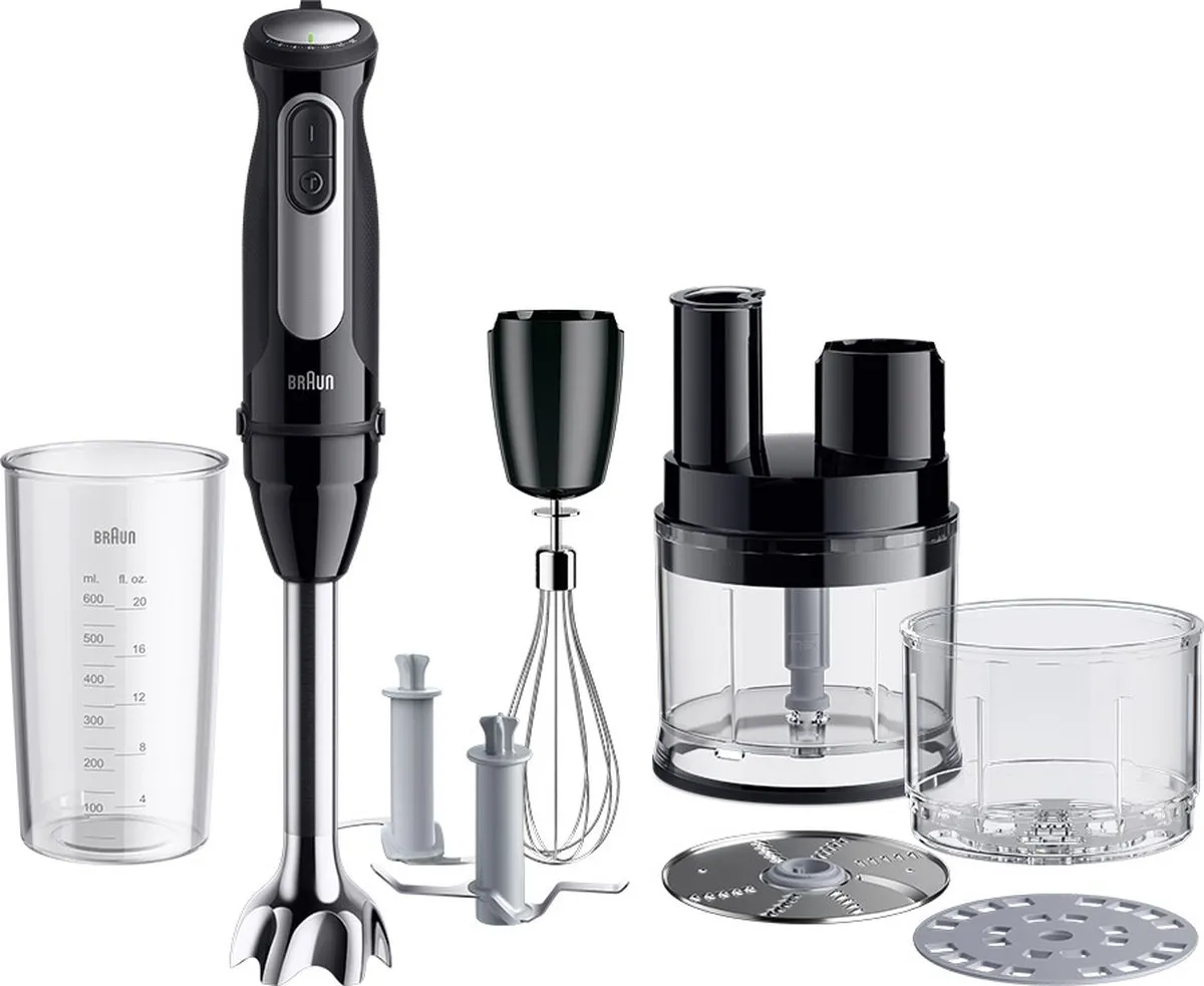 Braun MultiQuick 5 Pro MQ55.755M Staafmixer - 1000W - Zwart
