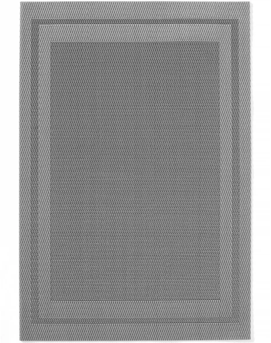 HENDI Placemats Geweven - 6 Stuks 450x300mm - Grijs
