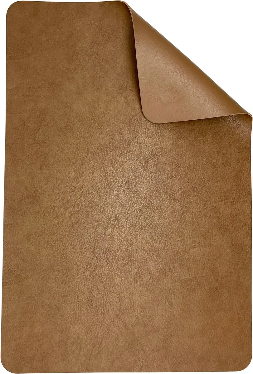 Kade 171 Lederlook Placemats 6 Stuks 45x30cm - Bruin